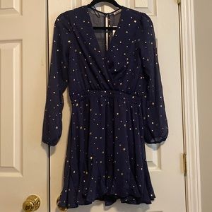 Navy blue star dress